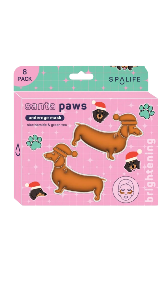 Christmas Holiday Santa Paws Brightening Undereye Patches