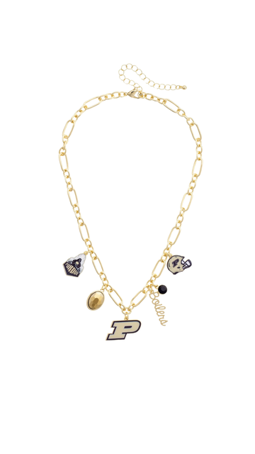 Purdue Boilermakers Gameday Charm Necklace