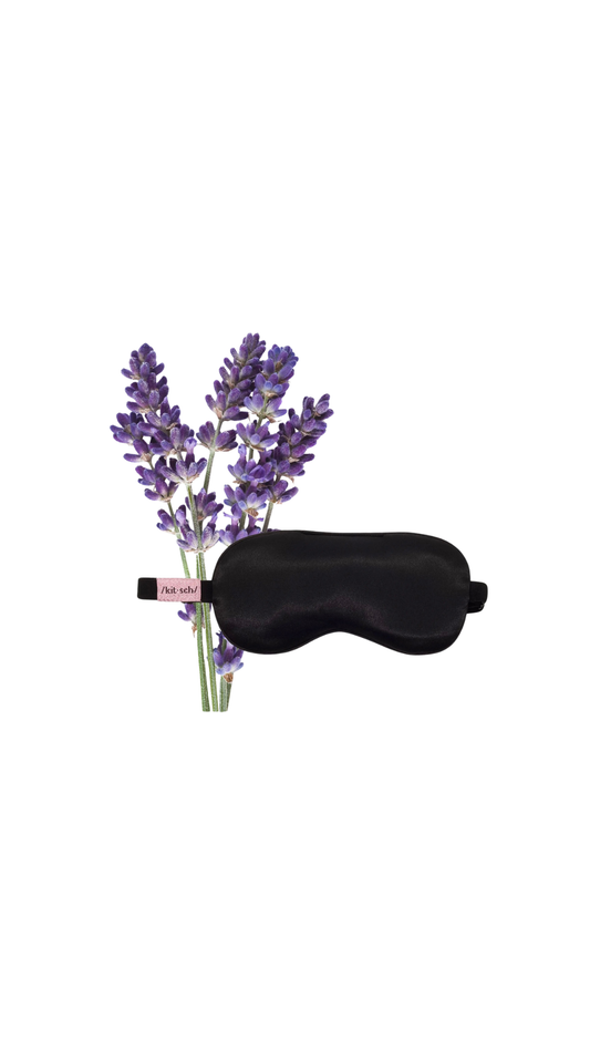 Lavender Scented Satin Weighted Eye Mask
