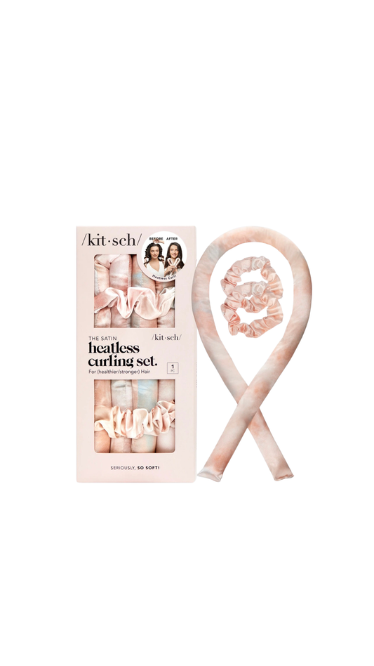 Satin Heatless Curling Set