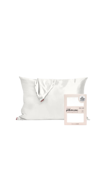 Ivory Satin Pillowcase
