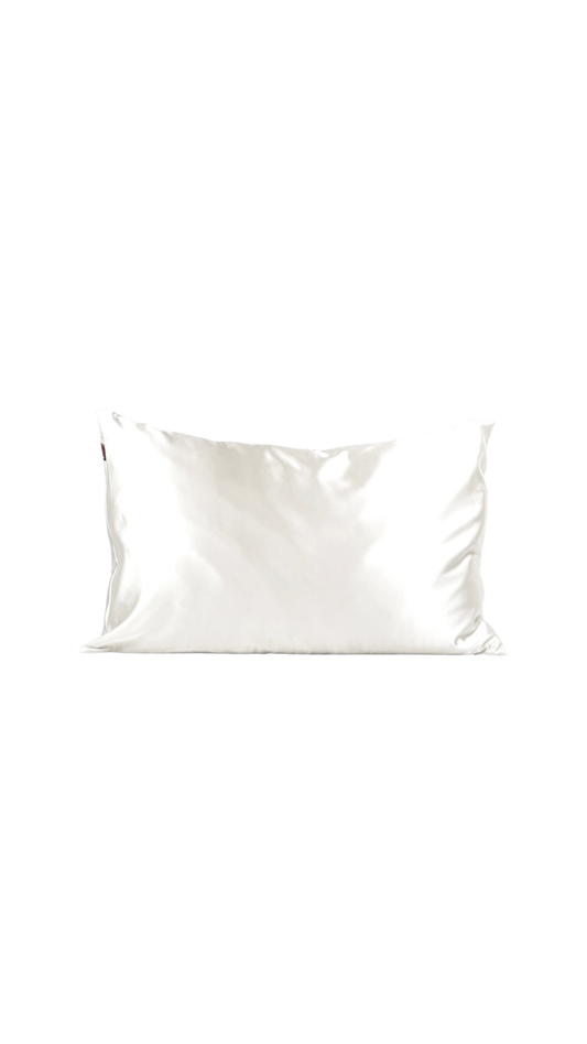 Ivory Satin Pillowcase
