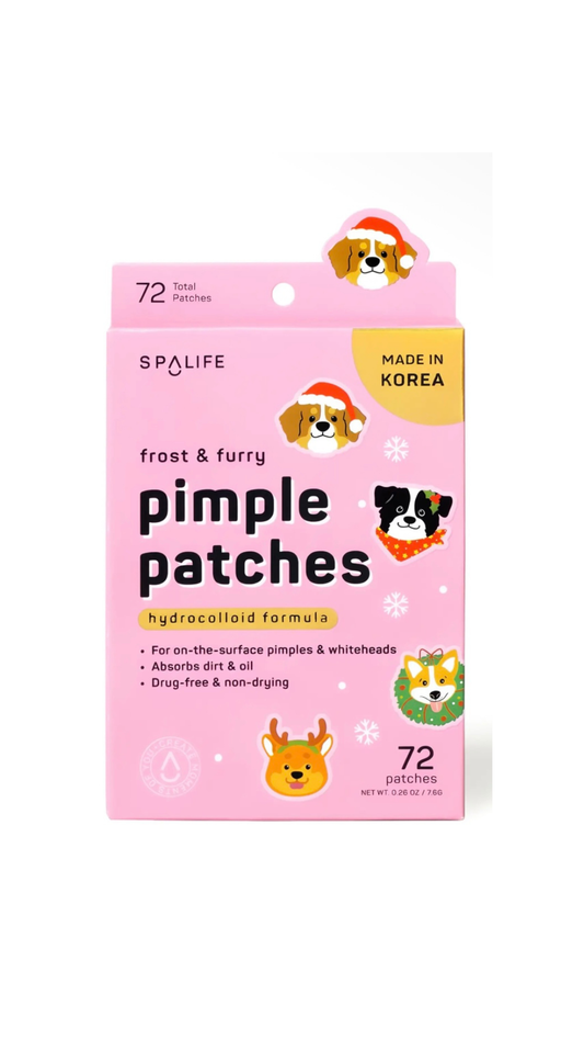 Christmas Holiday Frosty & Furry Hydrocolloid Pimple Patches