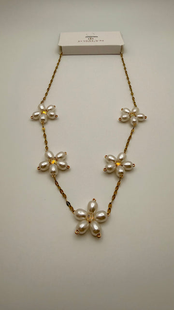 Pearl Flower Necklace