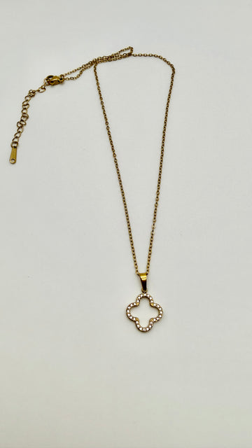 Gold Clover Necklace
