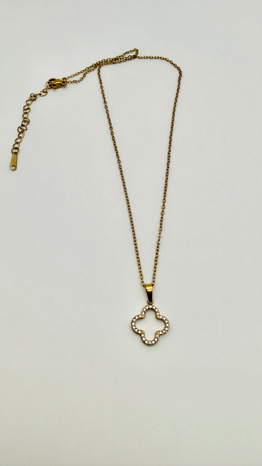 Gold Clover Necklace