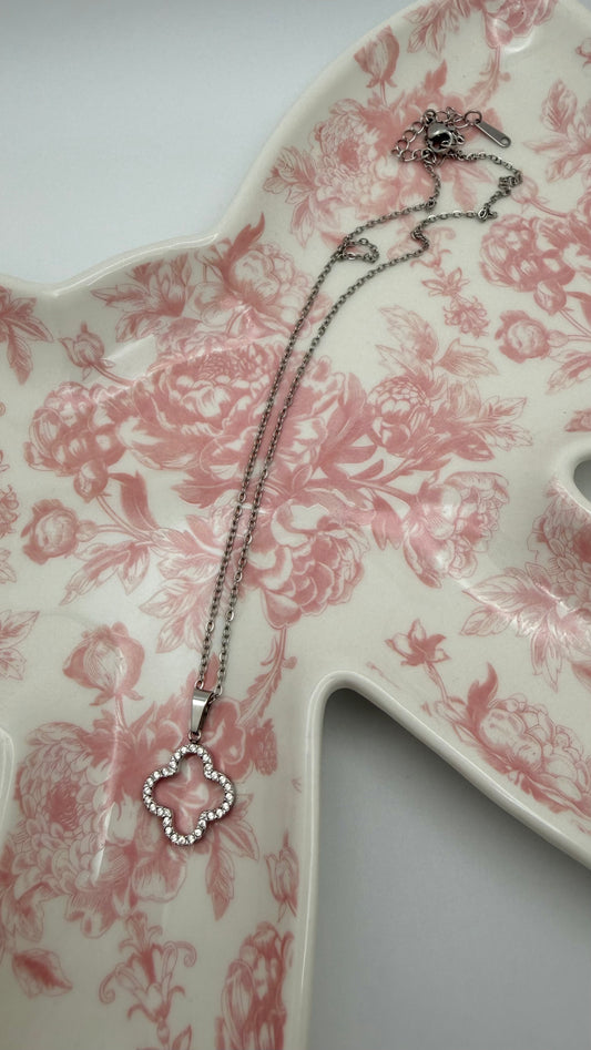 Silver Clover Necklace