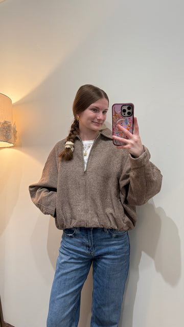 Mabel Balloon Hem Jacket