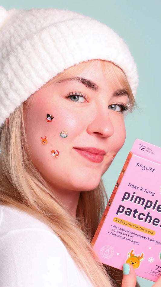 Christmas Holiday Frosty & Furry Hydrocolloid Pimple Patches