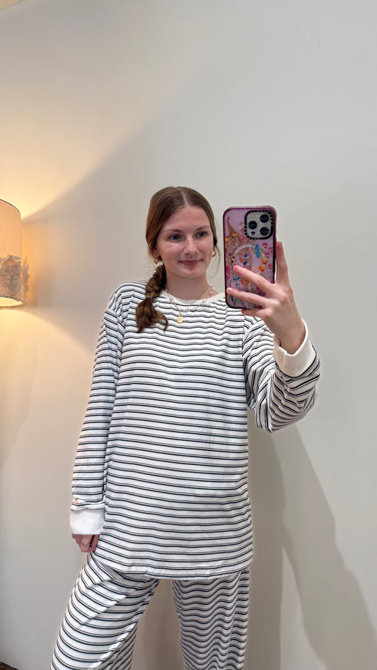 Cozy Days Striped Lounge Set