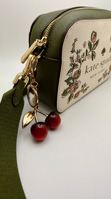 Cherry Drop Bag Charm