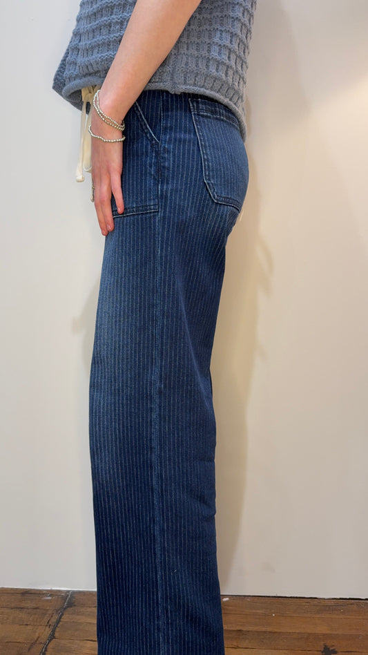 Everyday Ease Pinstripe Denim