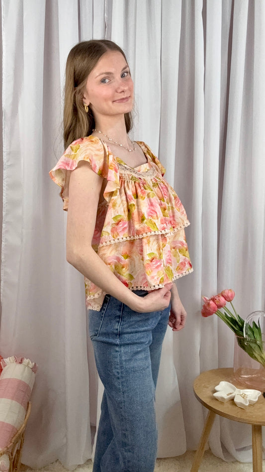 Floral Escape Top