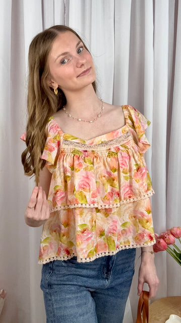Floral Escape Top