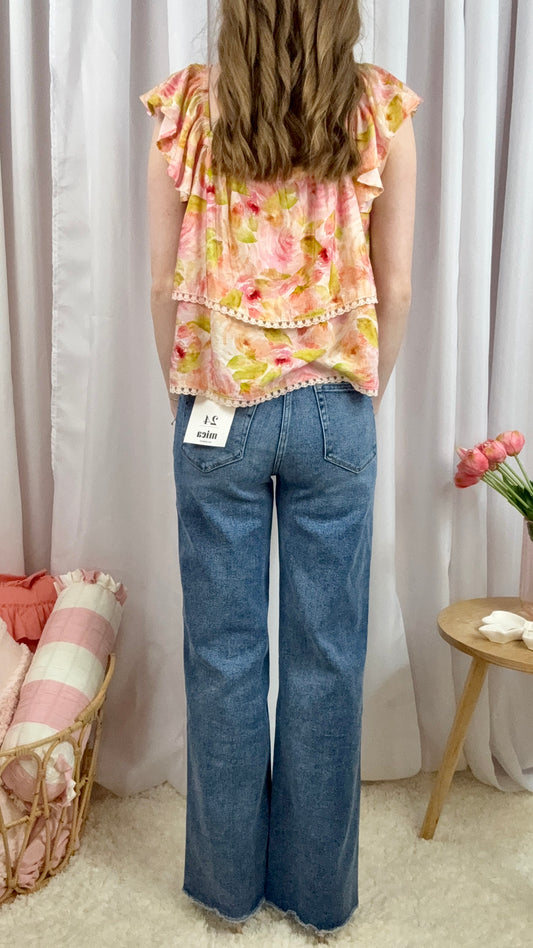 Blue Jay High Rise Wide Leg Jeans