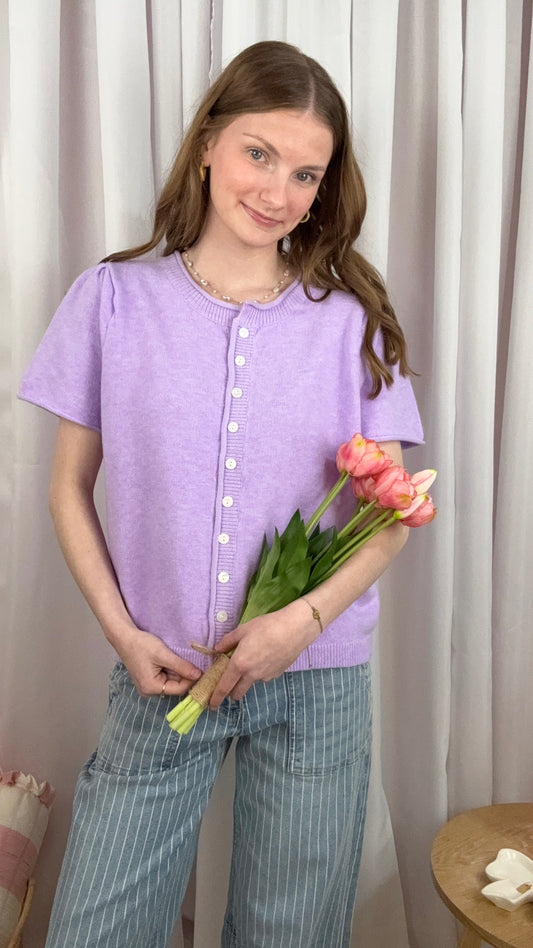Sweet Lavender Cardigan
