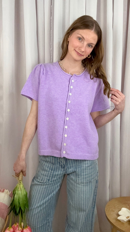 Sweet Lavender Cardigan