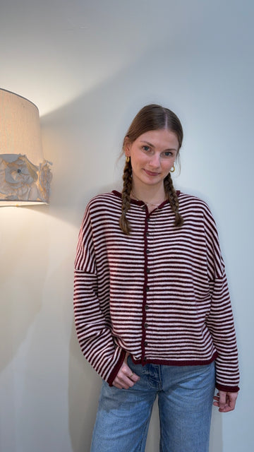 Burgundy Bliss Cardigan